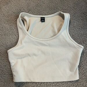 Ribbed Crop Tank